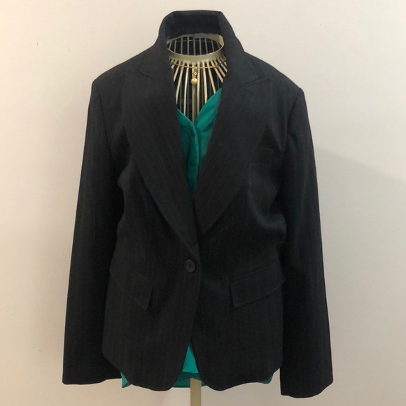 Barkins Jackets & Blazers - Barkins black stripe ladies jacket
